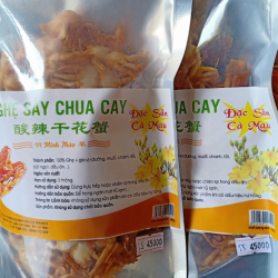 Ghẹ sấy chua cay