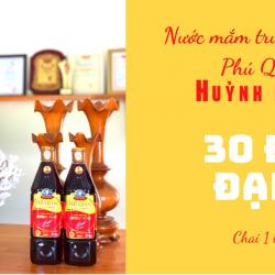 NƯỚC MẮM 30 ĐỘ ĐẠM CHAI 1 LÍT