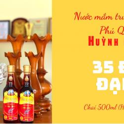 NƯỚC MẮM 35 ĐỘ ĐẠM (Hộp 2 chai 500ml)