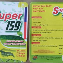 SUPER 159 - Enzym làm sạch nhớt bạt, nhớt nước